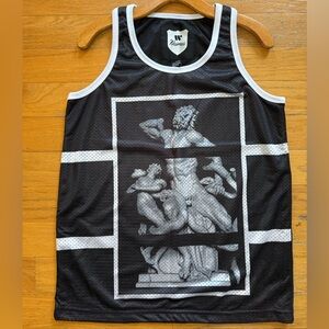 Men’s Waimea Mesh Graphic Tank Top - Size Smalll